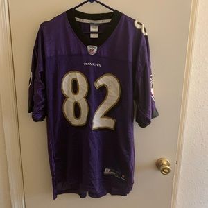 NFL #82 Smith Ravens Jersey Large